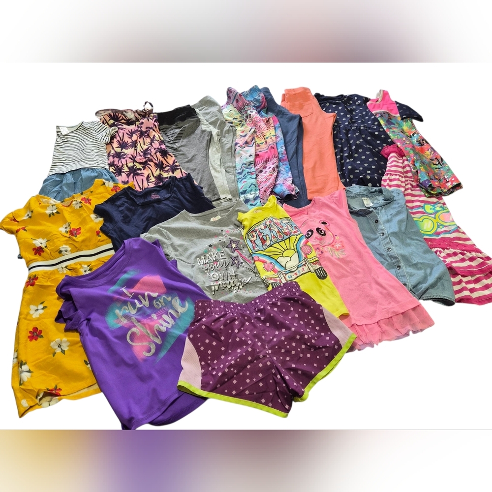 Huge Lot Summer Girl Clothes Size 6,6x, & 7